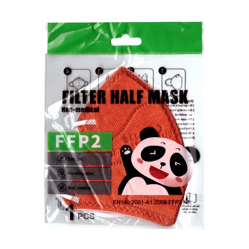 Kinder-Atemschutzmaske FFP2 NR Kinder orange 20 Stk.