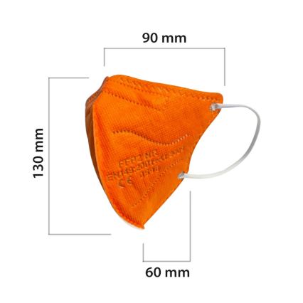Kinder-Atemschutzmaske FFP2 NR Kinder orange 20 Stk.