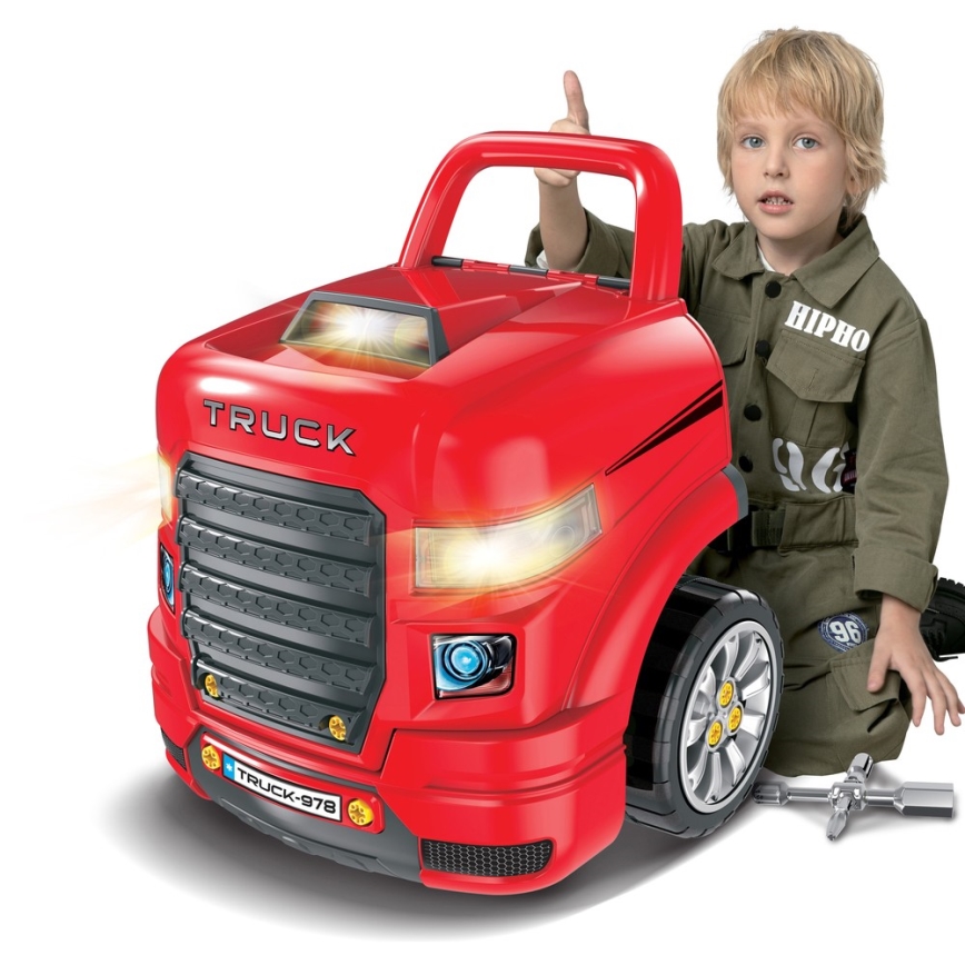 Kinder-Autowerkstatt rot