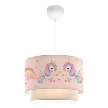 Kinder-Deckenleuchte CANDY 1xE27/40W/230V, rosa