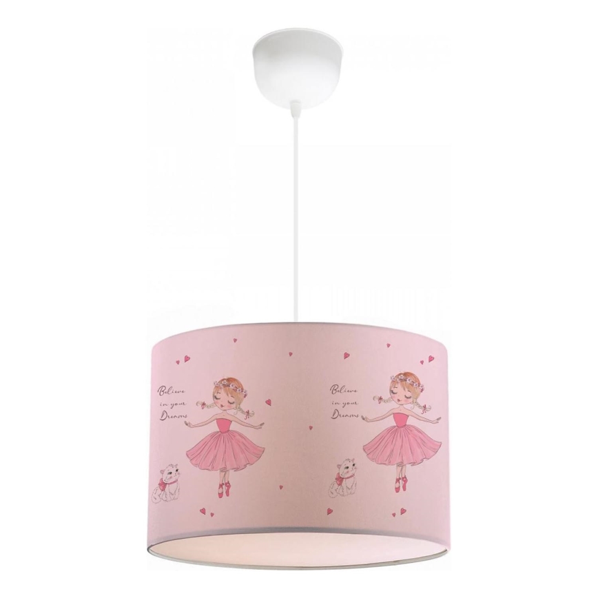 Kinder-Deckenleuchte CANDY 1xE27/40W/230V rosa