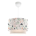 Kinder-Deckenleuchte CANDY 1xE27/40W/230V weiß/mehrfarbig