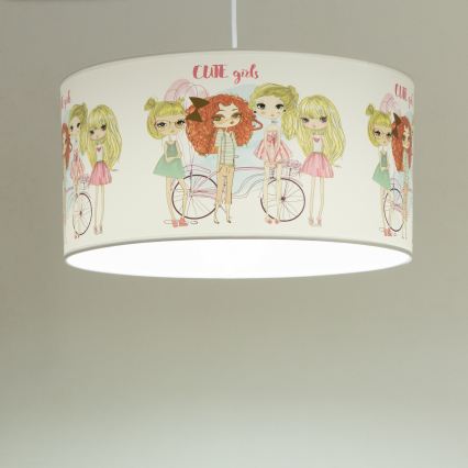 Kinder-Deckenleuchte GIRLS VIBES 1xE27/60W/230V Ø 40 cm für Mädchen