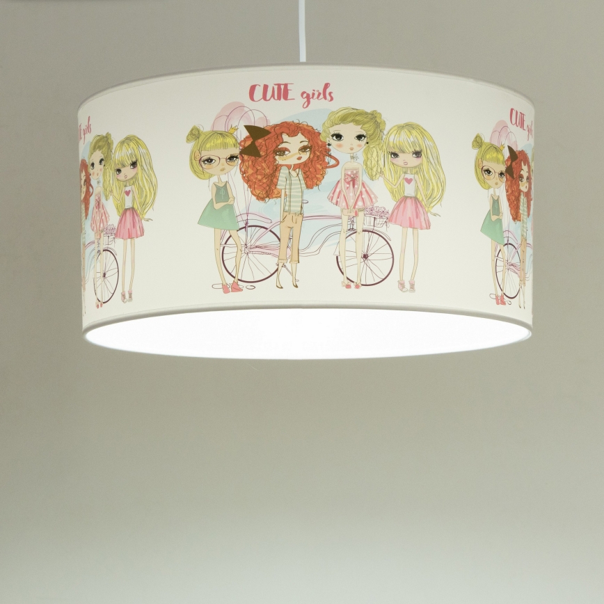 Kinder-Deckenleuchte GIRLS VIBES 1xE27/60W/230V Ø 40 cm für Mädchen