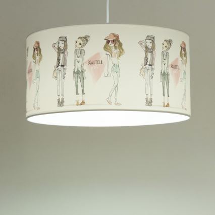 Kinder-Deckenleuchte GIRLS VIBES 1xE27/60W/230V Ø 40 cm für Mädchen