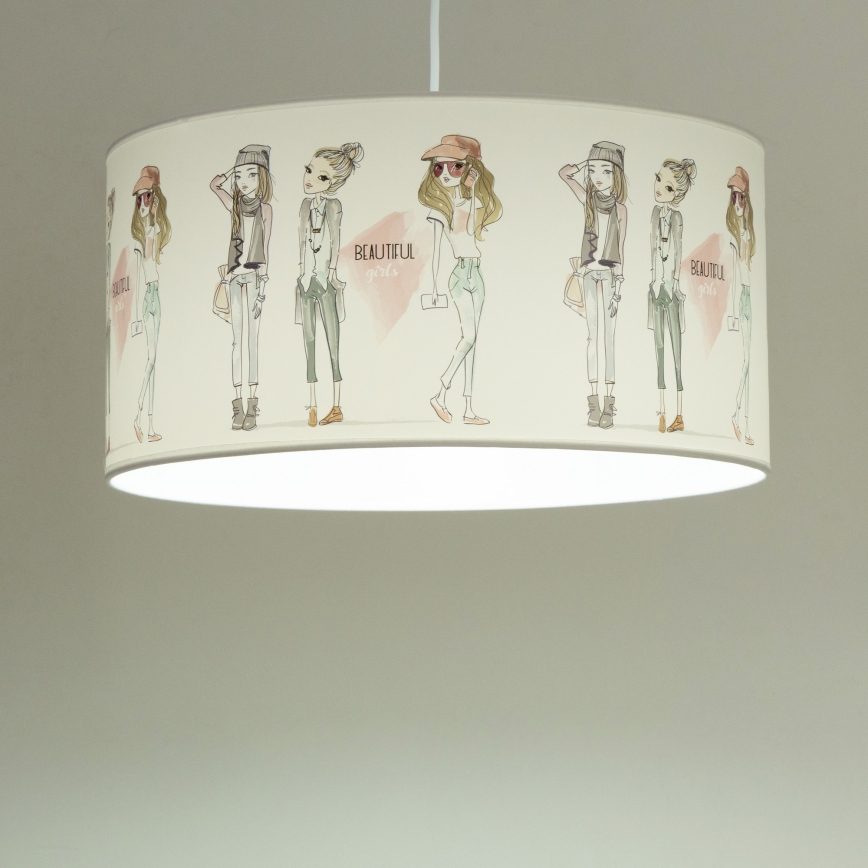 Kinder-Deckenleuchte GIRLS VIBES 1xE27/60W/230V Ø 40 cm für Mädchen