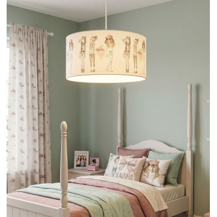 Kinder-Deckenleuchte GIRLS VIBES 1xE27/60W/230V Ø 40 cm für Mädchen