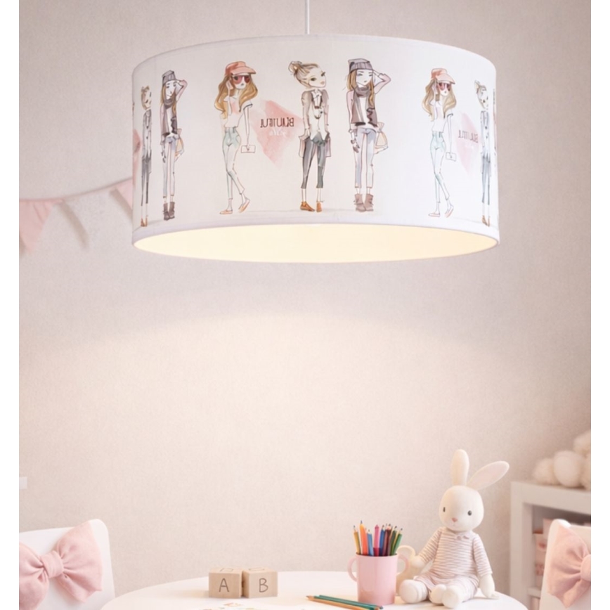 Kinder-Deckenleuchte GIRLS VIBES 1xE27/60W/230V Ø 40 cm für Mädchen