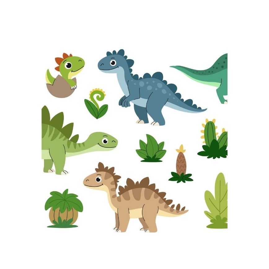 Kinder-Deckenleuchte KIDS ROOM 1xE27/60W/230V Ø 40 cm Dinosaurier