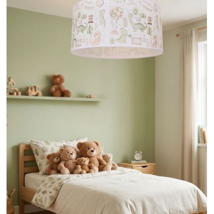 Kinder-Deckenleuchte KIDS ROOM 1xE27/60W/230V Ø 40 cm Dinosaurier