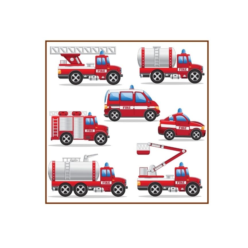 Kinder-Deckenleuchte KIDS ROOM 1xE27/60W/230V Ø 40 cm Feuerwehr
