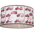 Kinder-Deckenleuchte KIDS ROOM, 1xE27/60W/230V, Ø 40 cm, Feuerwehr-Motiv