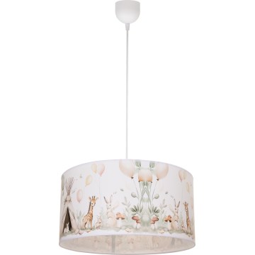 Kinder-Deckenleuchte KIDS ROOM 1xE27/60W/230V Ø 40 cm mit niedlichen Tiermotiven