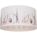 Kinder-Deckenleuchte KIDS ROOM 1xE27/60W/230V, Ø 40 cm, mit Tiermotiven