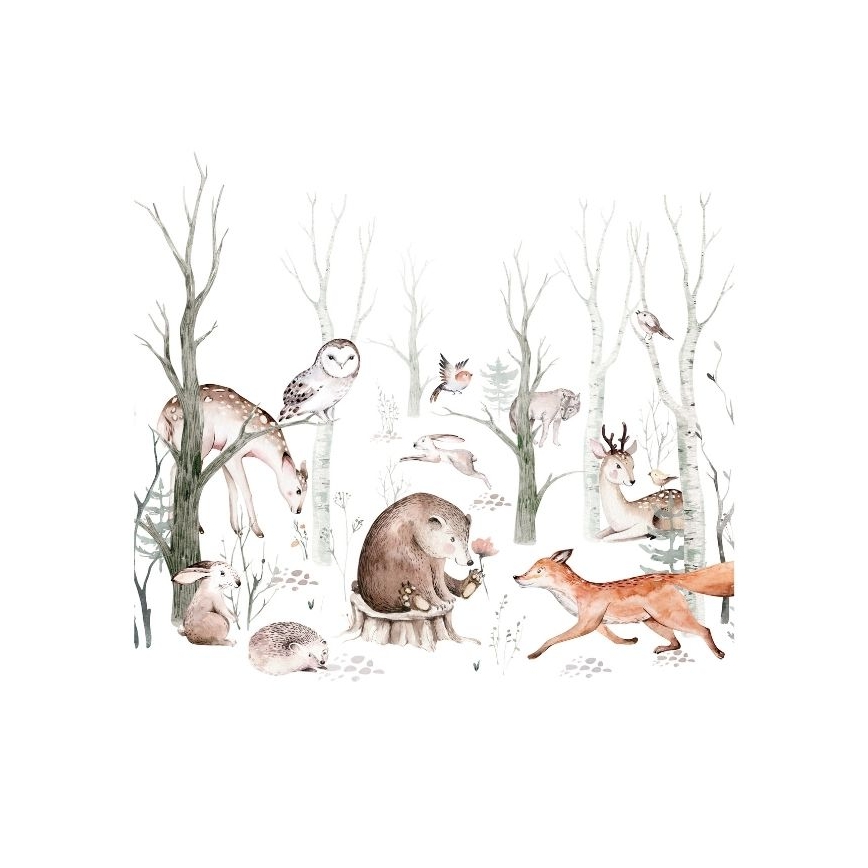 Kinder-Deckenleuchte KIDS ROOM 1xE27/60W/230V, Ø 40 cm, mit Tiermotiven