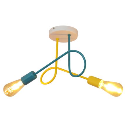 Kinder-Deckenleuchte OXFORD 2xE27/15W/230V