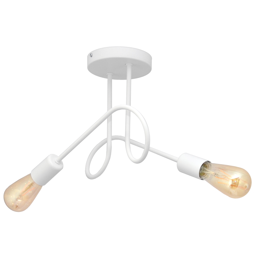 Kinder-Deckenleuchte OXFORD 2xE27/15W/230V Weiß
