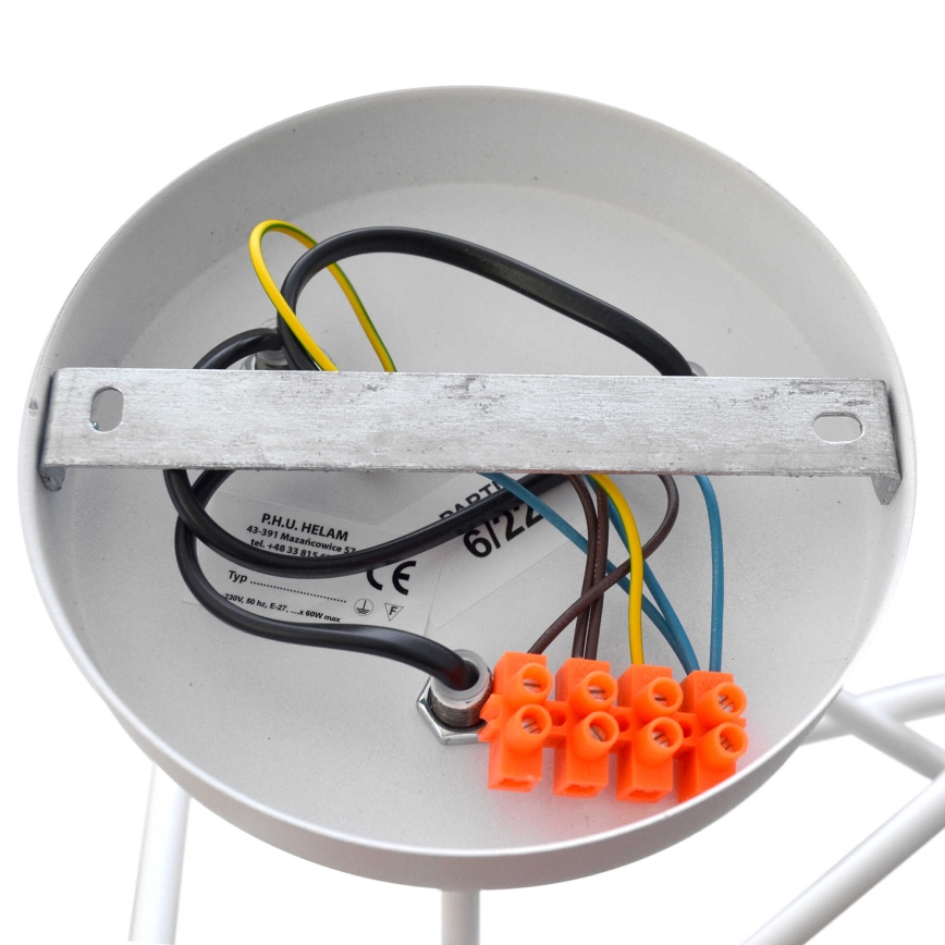 Kinder-Deckenleuchte OXFORD 3xE27/15W/230V Weiß