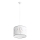 Kinder-Hängeleuchte PRINCESS 1xE27/15W/230V d 40 cm Prinzessin