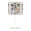 Kinder-Tischlampe GIRLS VIBES 1xE27/60W/230V Ø 18 cm für Mädchen