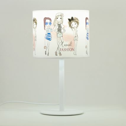 Kinder-Tischlampe GIRLS VIBES 1xE27/60W/230V Ø 18 cm für Mädchen