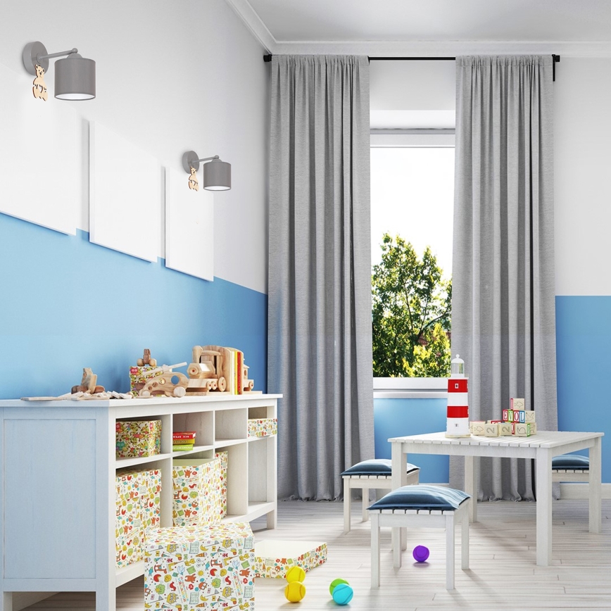 Kinder Wandleuchte BEAR 1xE27/60W/230V