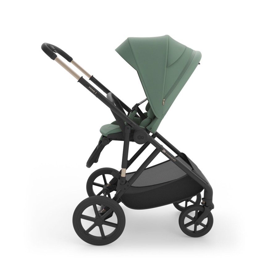 KINDERKRAFT - 3-in-1 Kombikinderwagen PRIME 3 Dunkelgrün
