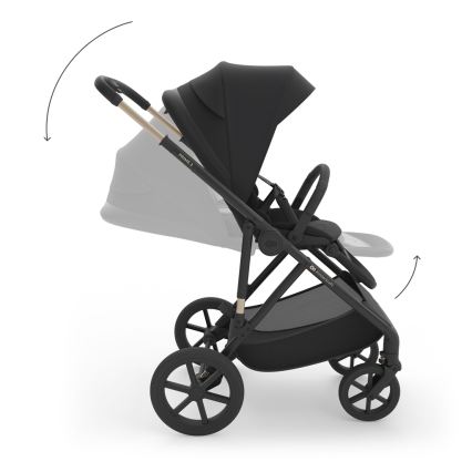 KINDERKRAFT - 3-in-1 Kombikinderwagen PRIME 3 Venezian Black