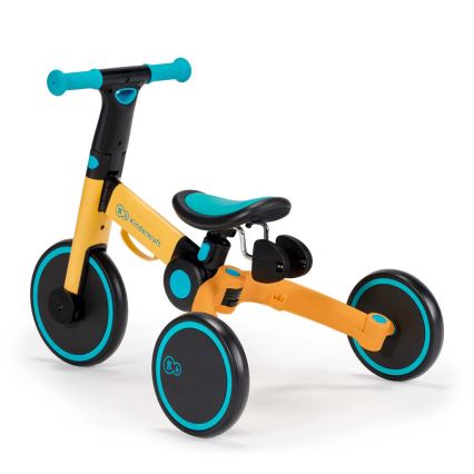 KINDERKRAFT - Kinderlaufrad 3in1 4TRIKE Gelb/Türkis
