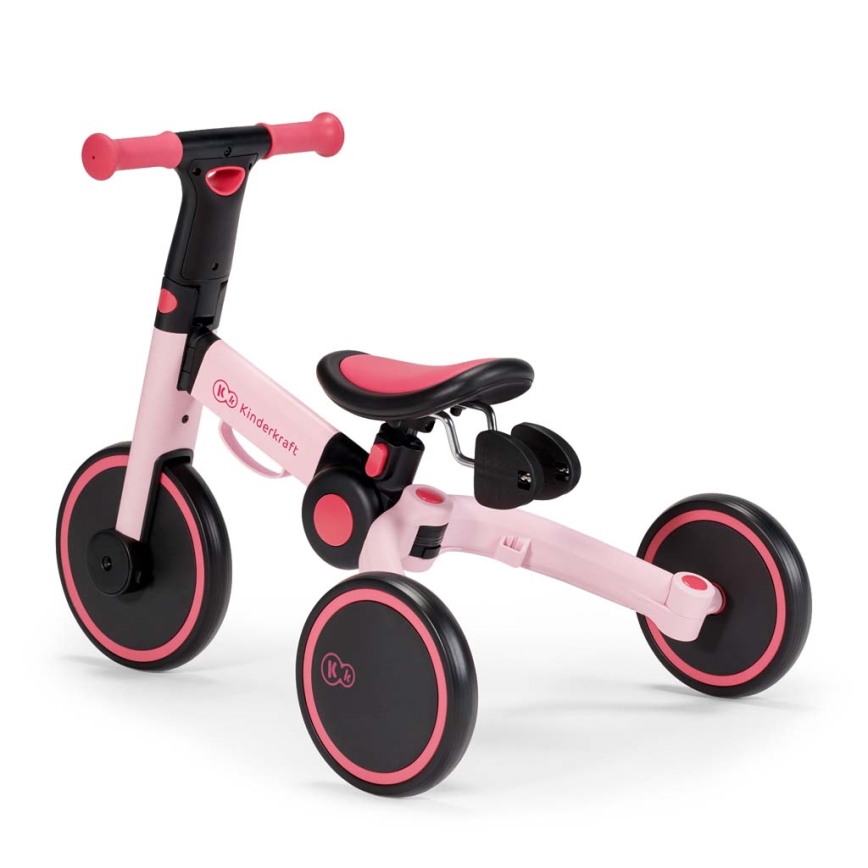KINDERKRAFT - Kinderlaufrad 3in1 4TRIKE rosa