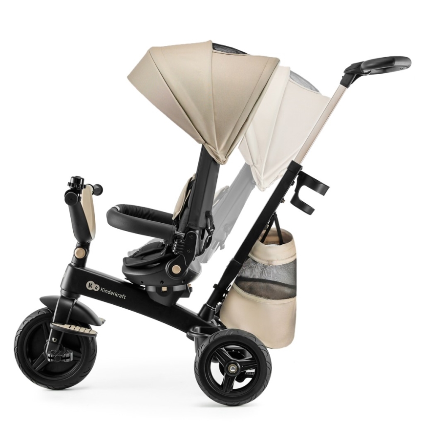 KINDERKRAFT - 5-in-1 Kinder-Dreirad EASYTWIST beige