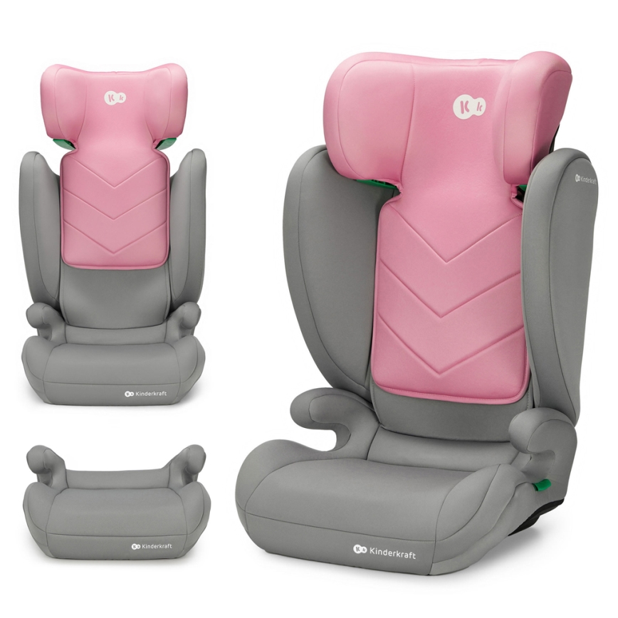 KINDERKRAFT - Auto-Kindersitz I-SPARK i-Size (100-150 cm) rosa