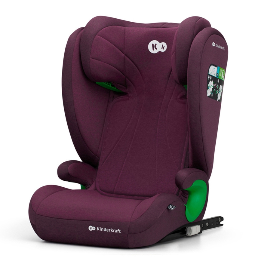 KINDERKRAFT - Auto-Kindersitz JUNIOR FIX 2 (100-150 cm) Cherry pearl