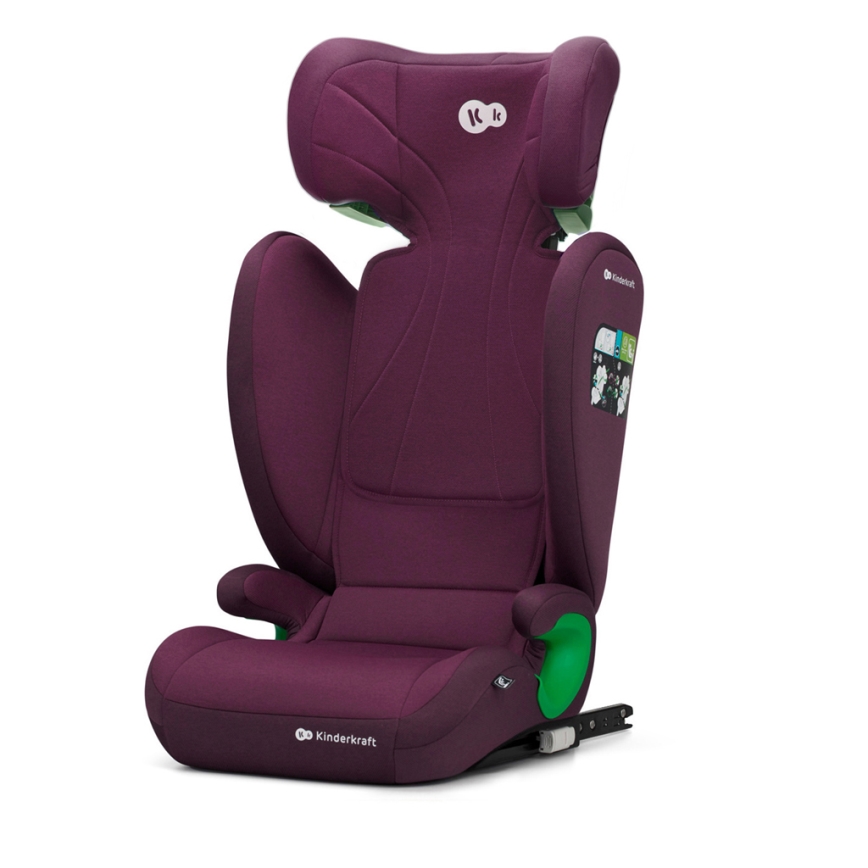 KINDERKRAFT - Auto-Kindersitz JUNIOR FIX 2 (100-150 cm) Cherry pearl