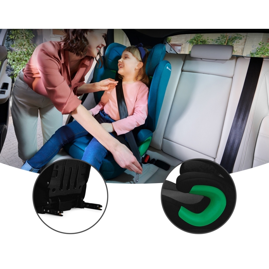 KINDERKRAFT - Auto-Kindersitz JUNIOR FIX 2 (100-150 cm) Graphite schwarz