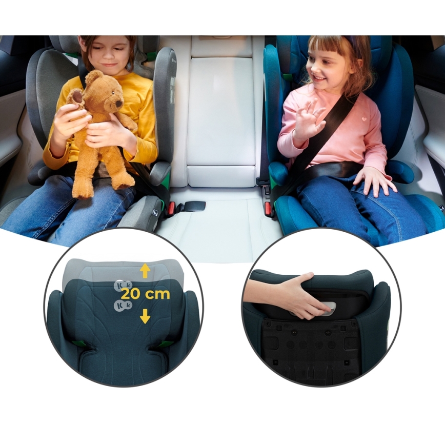 KINDERKRAFT - Auto-Kindersitz JUNIOR FIX 2 (100-150 cm) Harbor blau