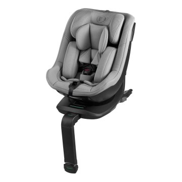 KINDERKRAFT - Autokindersitz mit drehbarer Basis I-GUARD i-Size 40-105 cm grau