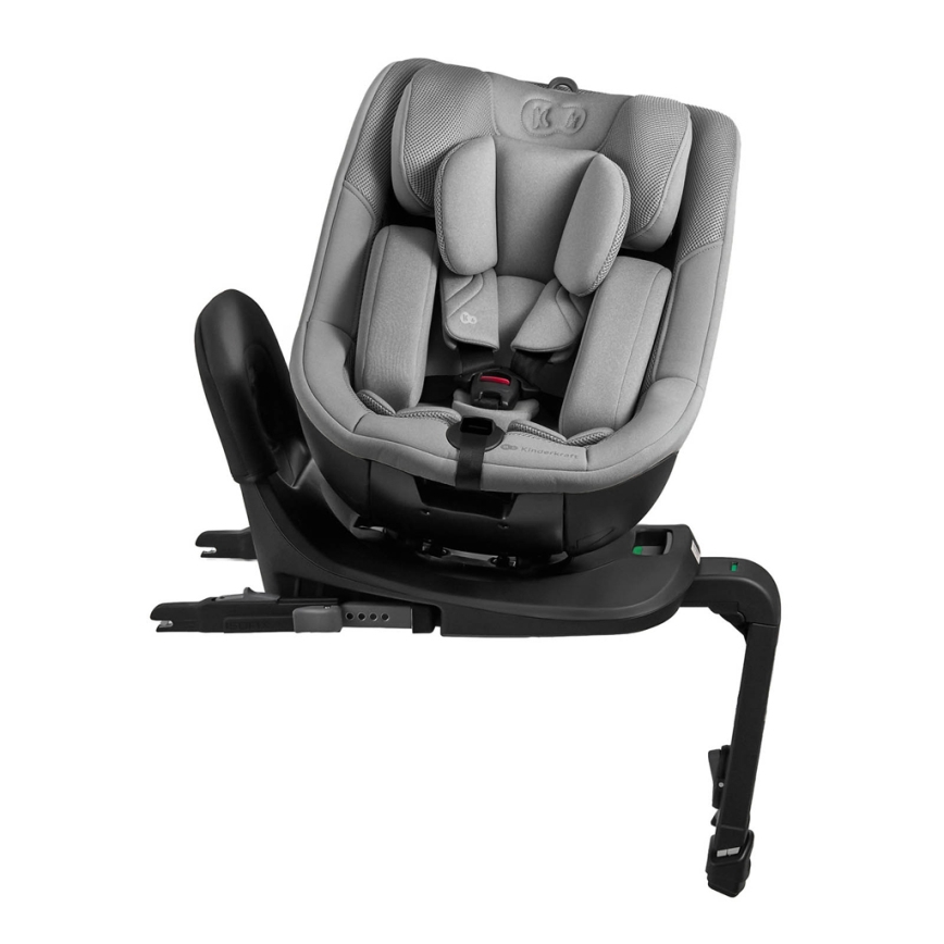 KINDERKRAFT - Autokindersitz mit drehbarer Basis I-GUARD i-Size 40-105 cm grau