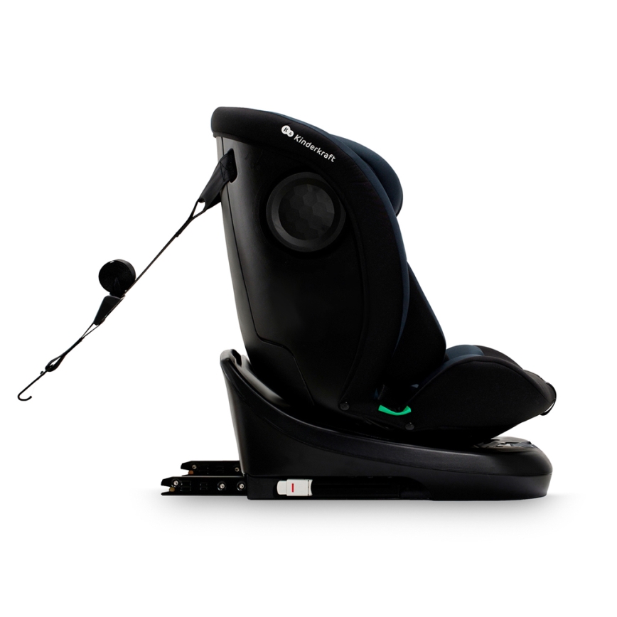 KINDERKRAFT - Autokindersitz mit Drehbasis I-GROW i-Size (40-150 cm) schwarz