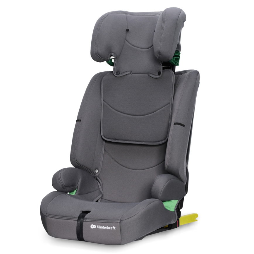 KINDERKRAFT - Autositz SAFETY FIX 2 i-Größe (76-150 cm) grau