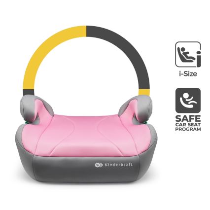 KINDERKRAFT - Autositzerhöhung I-BOOST i-Size 135-150 cm rosa