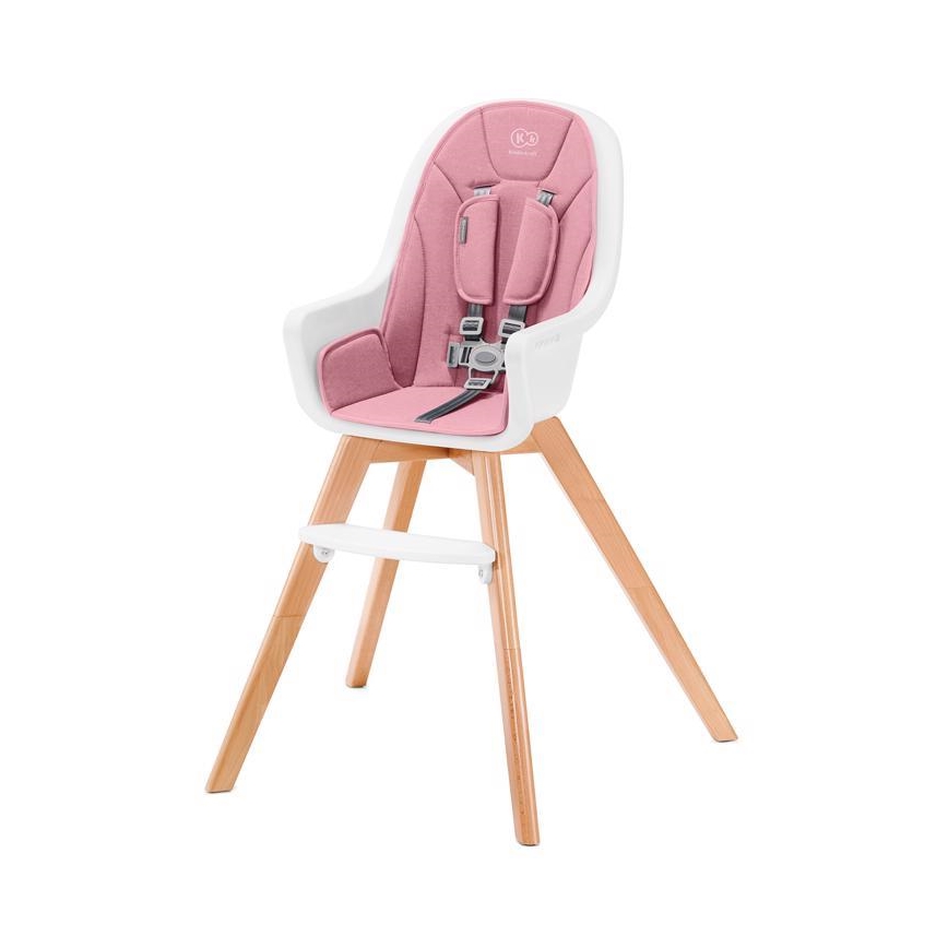 KINDERKRAFT - Baby Esstischstuhl 2in1 TIXI rosa