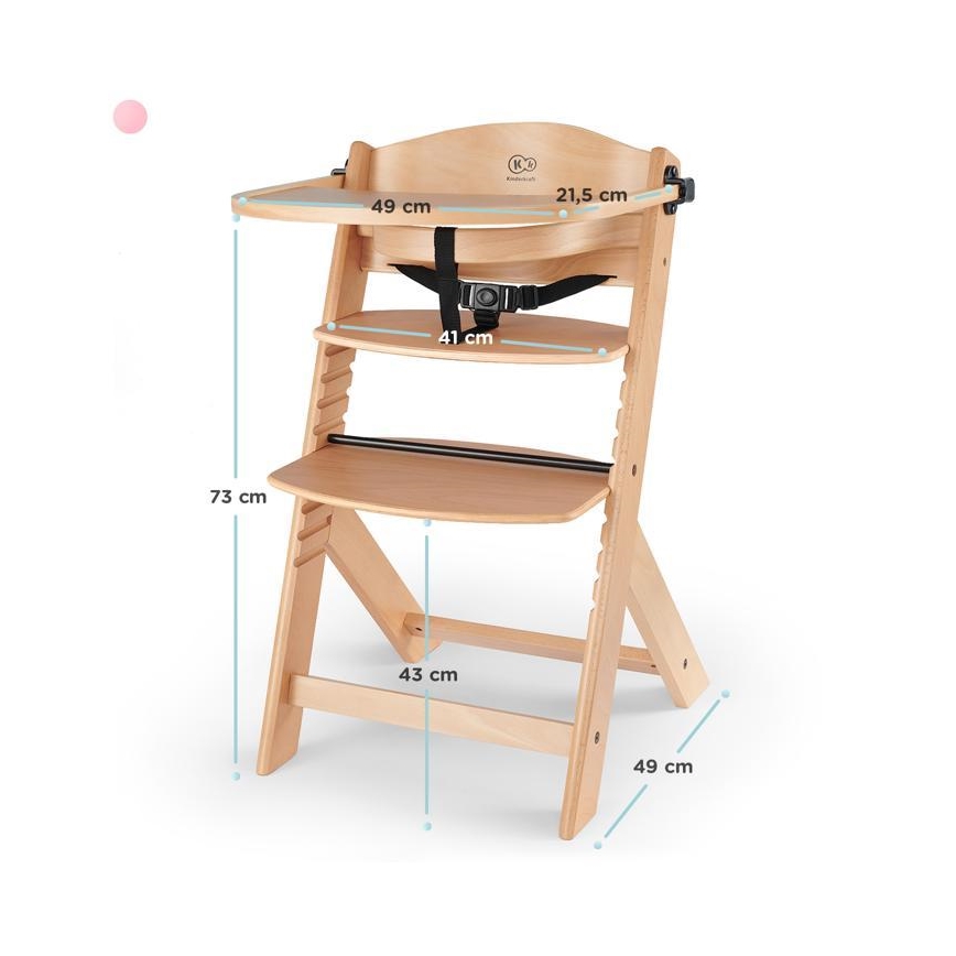 KINDERKRAFT - Baby Esstischstuhl ENOCK beige