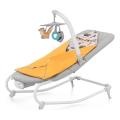 KINDERKRAFT - Baby-Schwingwippe mit Melodie FELIO 2 gelb