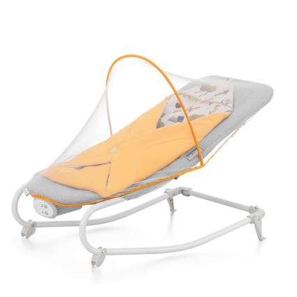 KINDERKRAFT - Baby-Schwingwippe mit Melodie FELIO 2 gelb