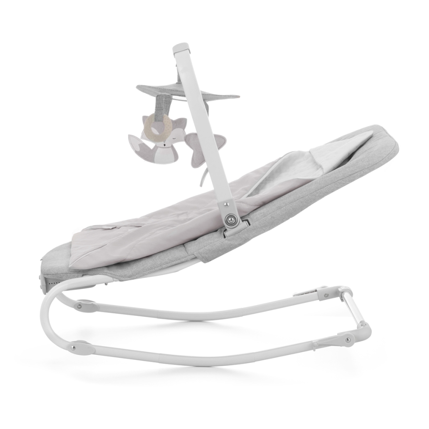 KINDERKRAFT - Baby-Schwingwippe mit Melodie FELIO 2 grau