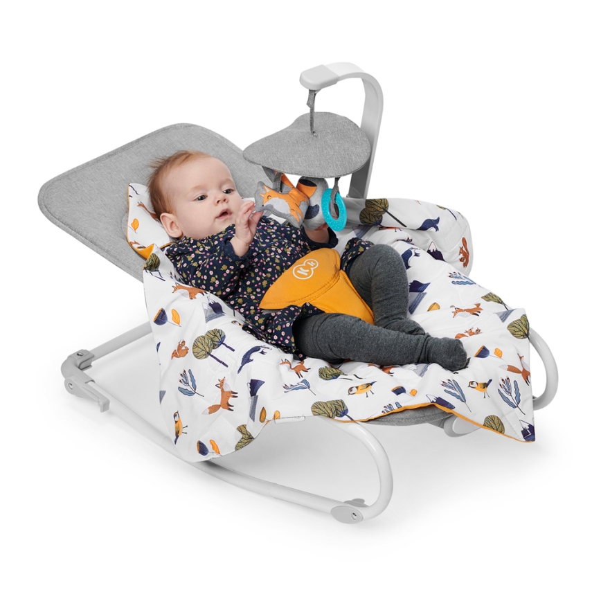 KINDERKRAFT - Baby-Schwingwippe mit Melodie FELIO 2 rosa