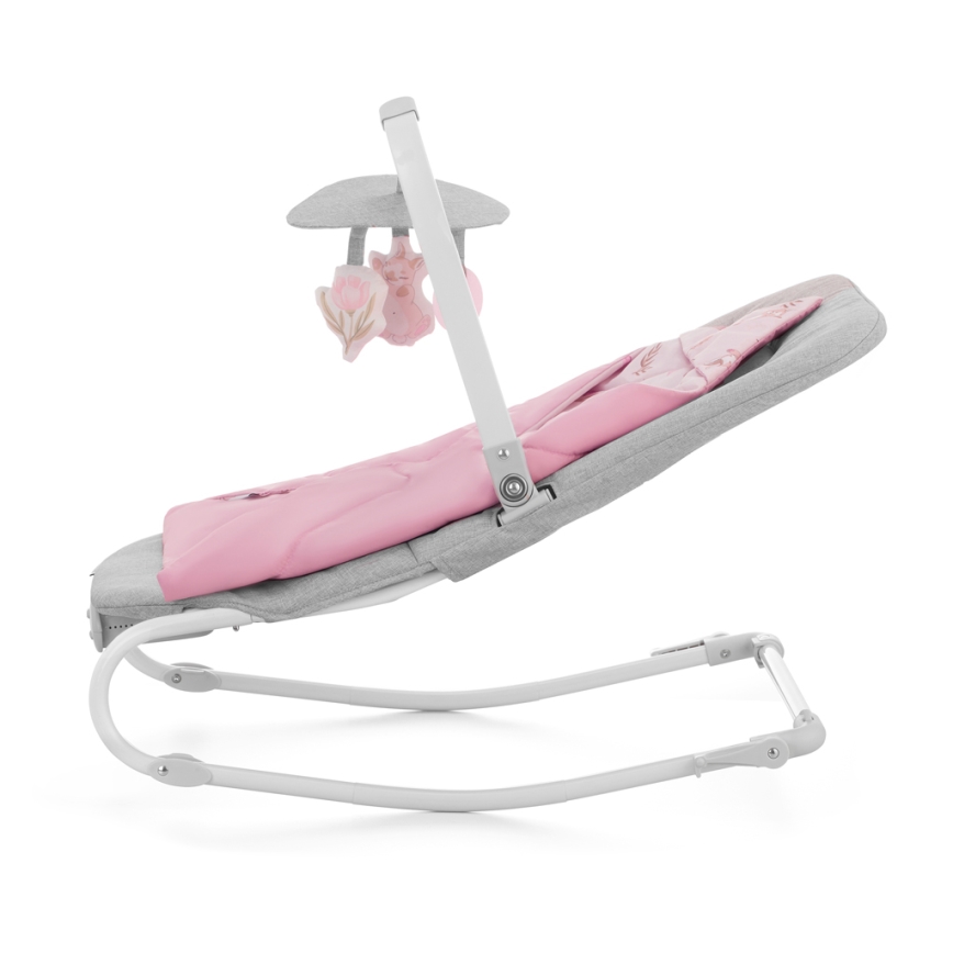 KINDERKRAFT - Baby-Schwingwippe mit Melodie FELIO 2 rosa