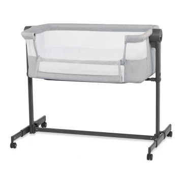 KINDERKRAFT - Babybett NESTE UP2 hellgrau