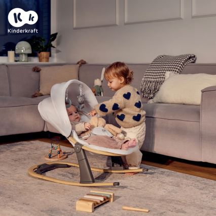 KINDERKRAFT - Babywippe ELSU grau